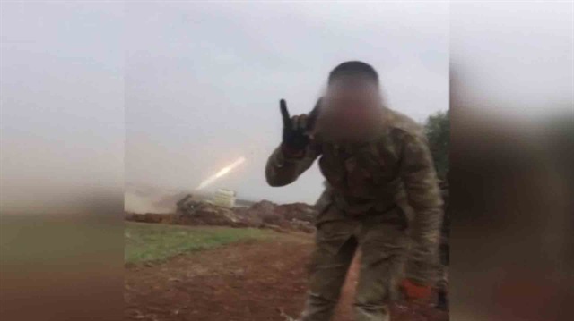 ÇNRA'ların PKK/PYD hedeflerini tam isabetle vurma anı kamerada