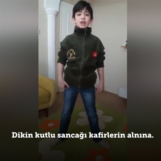 Asker oğlundan Mehmetçiğe mesaj!
