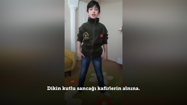 Asker oğlundan Mehmetçiğe mesaj!