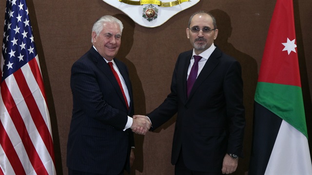 ABD Dışişleri Bakanı Rex Tillerson, Ürrdün'de mevkidaşı ile görüştü.