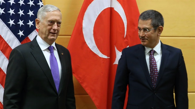 Arşiv: NATO Savunma Bakanları Toplantısına katılan Milli Savunma Bakanı Canikli, Toplantı öncesi ABD Savunma Bakanı Mattis ile görüştü.