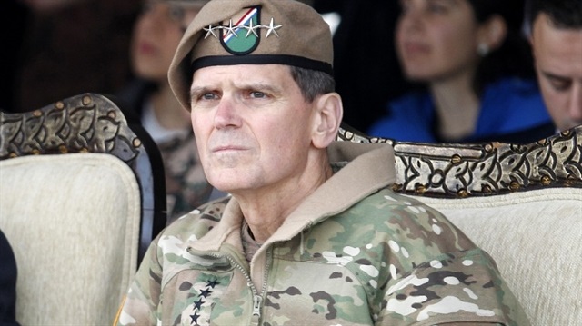 PKK destekçisi ABD'li Komutan Votel Erbil'de PKK destekçisi ABD'li Komutan Votel Erbil'de