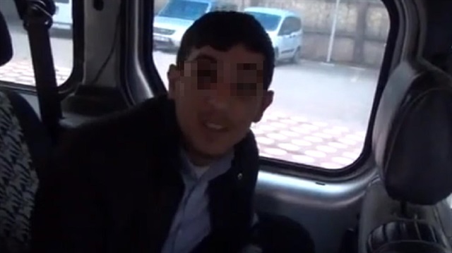Abbas A, polis aracı ile işlemleri için önce emniyete ardından ise cezaevine götürüldü.