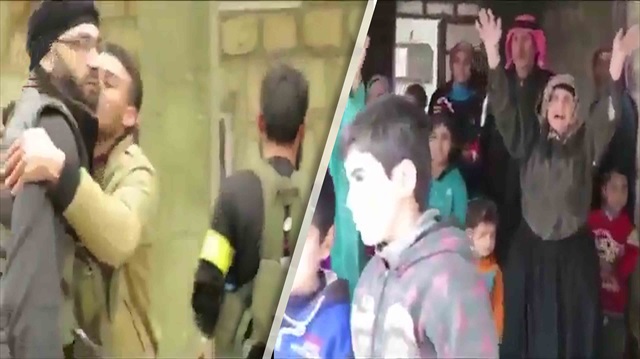 PYD/PKK'dan arındırılan köyde halktan zılgıtlı kutlama