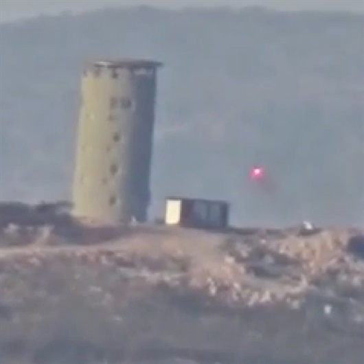 Teröristlerin attığı roket Kulekol'a bakın ne kadar zarar verdi