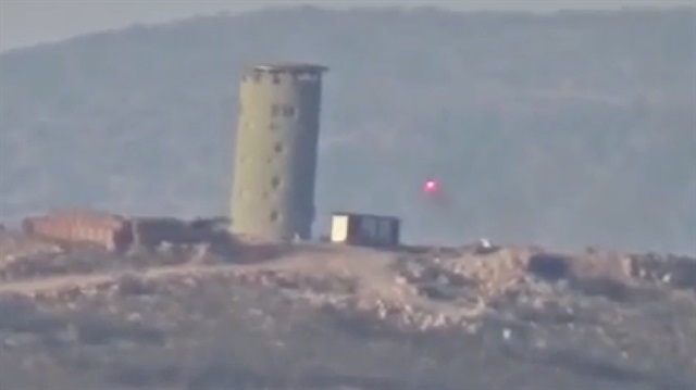 Teröristlerin attığı roket Kulekol'a bakın ne kadar zarar verdi