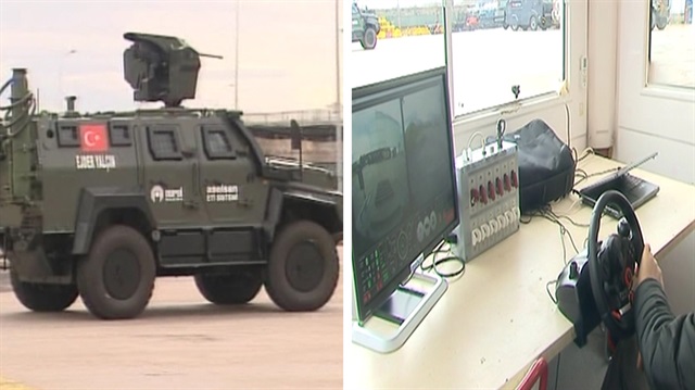 İnsansız zırhlı aracın test görüntüleri yayınlandı