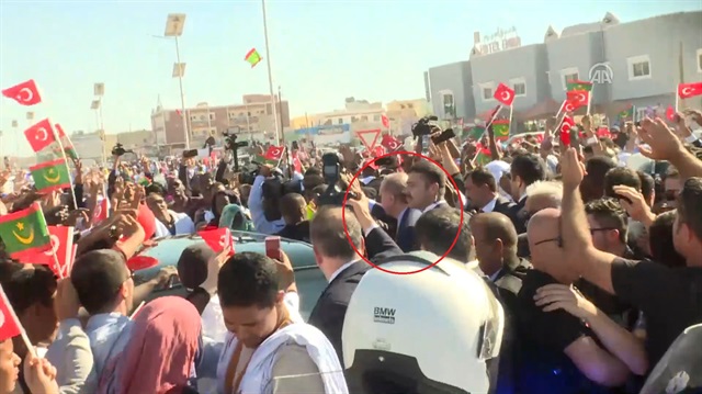 Moritanya'da Erdoğan böyle karşılandı!