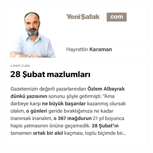 28 Şubat mazlumları