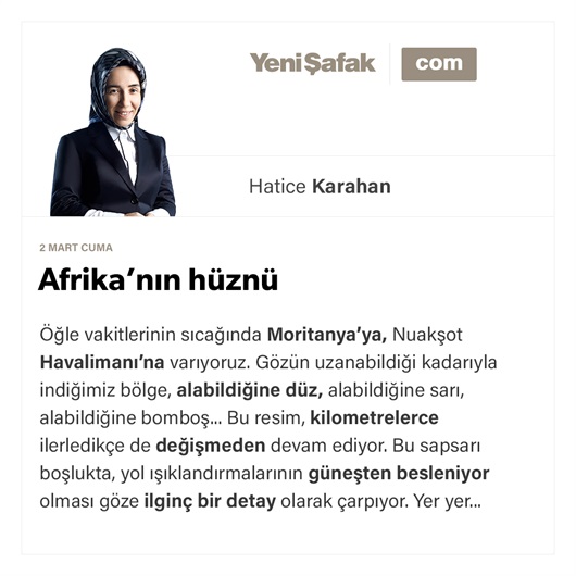 Afrika’nın hüznü