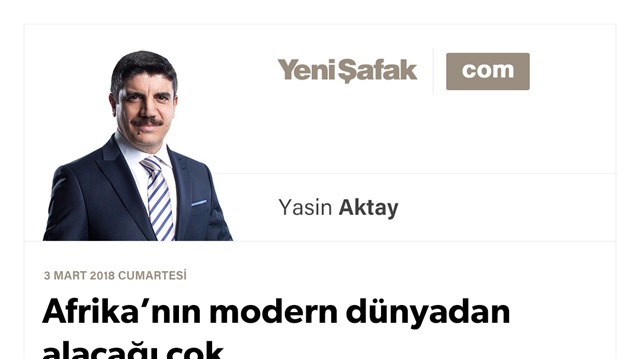 Afrika’nın modern dünyadan alacağı çok