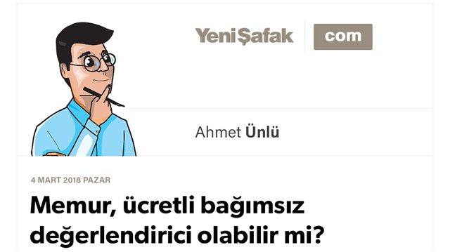 Memur, ücretli bağımsız değerlendirici olabilir mi?