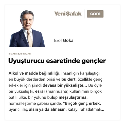 Uyuşturucu esaretinde gençler