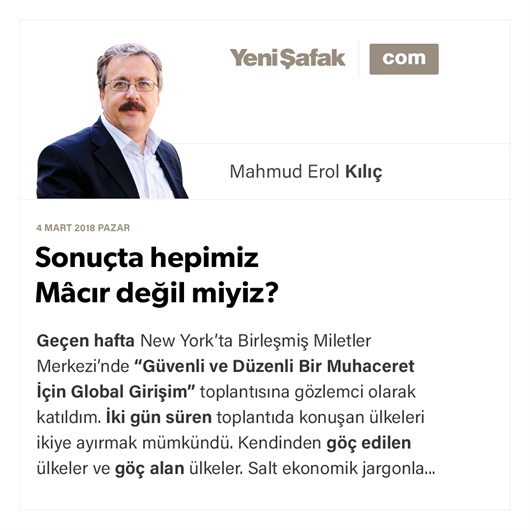 Sonuçta hepimiz Mâcır değil miyiz?