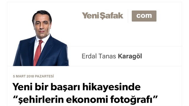 Yeni bir başarı hikayesinde “şehirlerin ekonomi fotoğrafı”