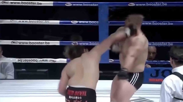 19'luk sporcu dev MMA dövüşçüsünü tek yumrukla bayılttı!