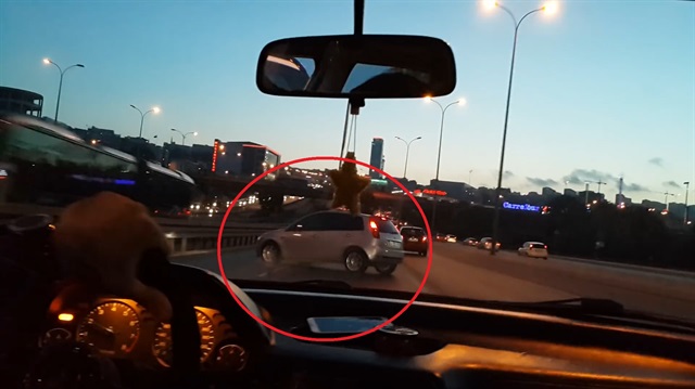 E-5'de kendi kendine makas atmanın komik sonu