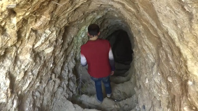 Teröristlerin labirenti andıran yer altı sığınağına girildi!