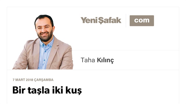 Bir taşla iki kuş