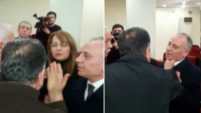 CHP'li üye MHP'li kadın meclis üyesinin üzerine yürüdü!