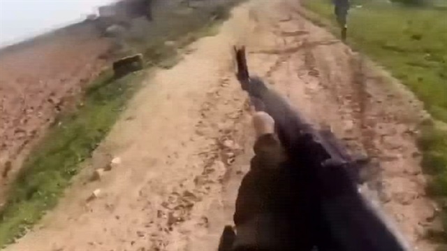 Cinderes'deki çatışma anından görüntüler ilk kez yayınlandı