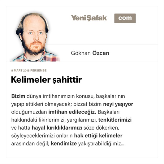 Kelimeler şahittir