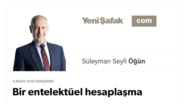 Bir entelektüel hesaplaşma