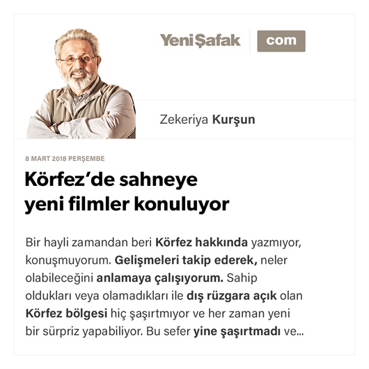 Körfez’de sahneye yeni filmler konuluyor
