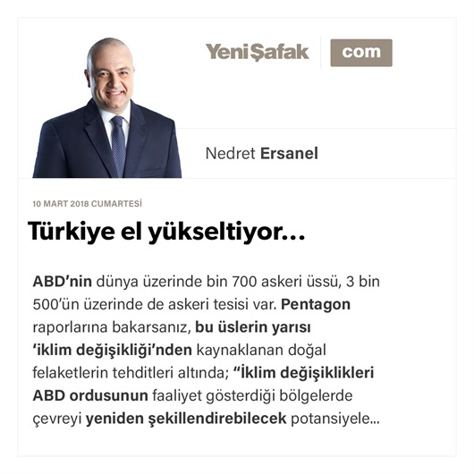Türkiye el yükseltiyor...