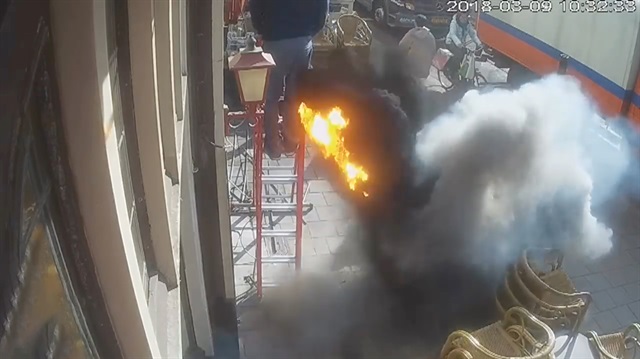 Yeraltından gelen alev şaşkına çevirdi!