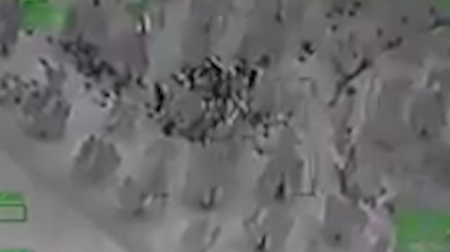 ATAK helikopterleri Afrin'de teröristleri böyle vurdu!