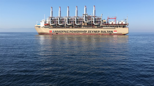 Türk enerji gemisi Afrika'da elektrik üretecek