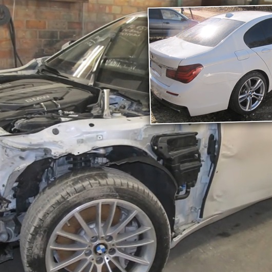 BMW kaporta düzeltme videosu sosyal medyayı salladı