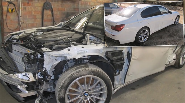 BMW kaporta düzeltme videosu sosyal medyayı salladı