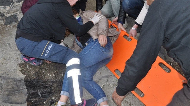 Kars Kalesi’nden düşen üniversiteli kız yaralandı