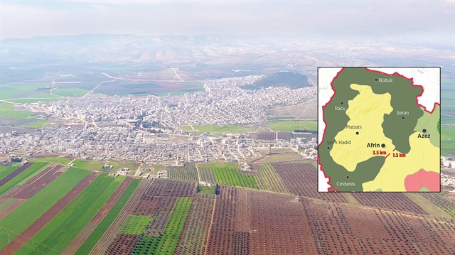 İlçe merkezinin güneyinden çevrelenmesine ise 3,5 kilometre kaldı.