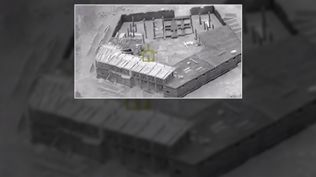 Terör örgütü PKK/YPG'nin Afrin'de Pentagon binasına benzer gizli bir üs inşa ettiği ortaya çıktı.
