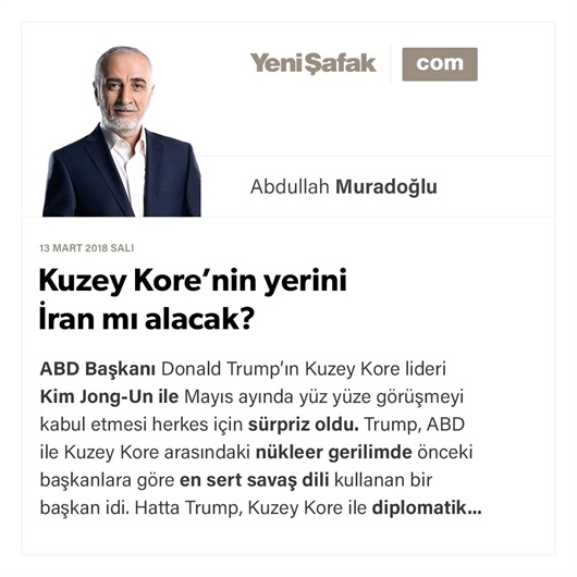 Kuzey Kore’nin yerini İran mı alacak?