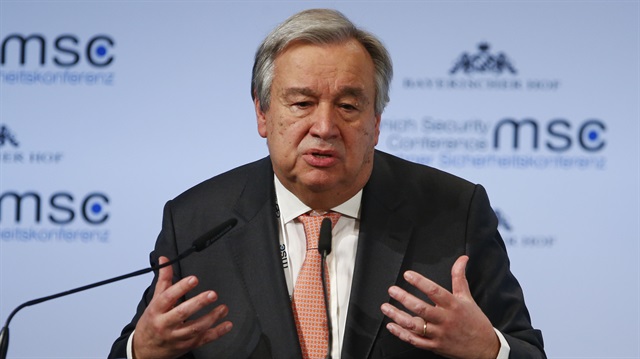 BM Genel Sekreteri Antonio Guterres