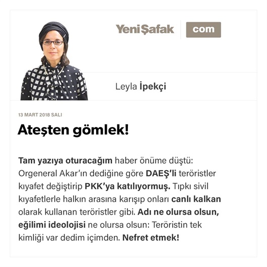 Ateşten gömlek!