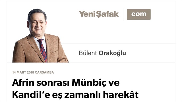 Afrin sonrası Münbiç ve Kandil’e eş zamanlı harekât