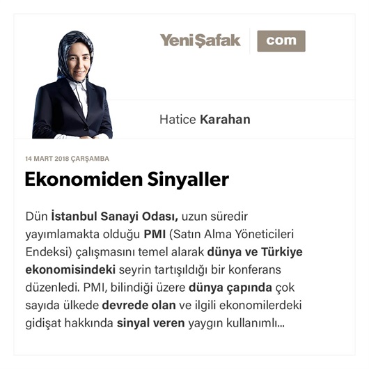 Ekonomiden sinyaller