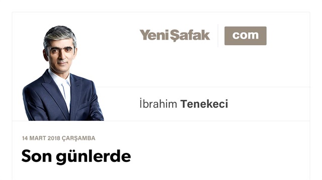 Son günlerde