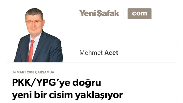 PKK/YPG’ye doğru yeni bir cisim yaklaşıyor
