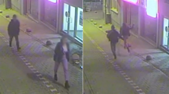 Üniversite öğrencisini gasp ve darp eden zanlı kamerada