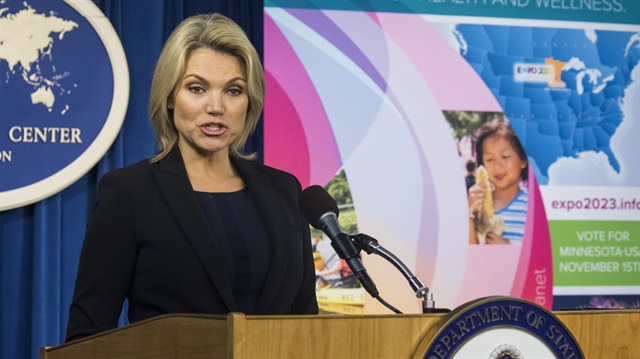 ABD Dışişleri Bakanlığı Sözcüsü Heather Nauert