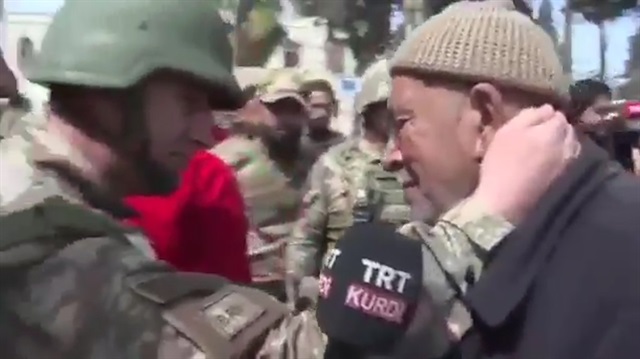 Afrinli Kürt amca gözyaşlarıyla PYD’ye isyan etti
