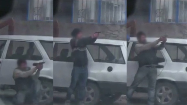 Teröristlerin atış talimi yaptığı görüntüler ortaya çıktı