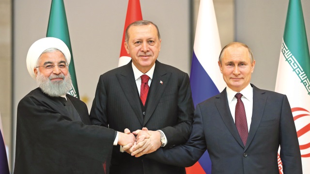 Rusya, İran ve Türkiye’nin ortak Suriye açıklaması ABD’ye sinyal’ Rusya, İran ve Türkiye’nin ortak Suriye açıklaması ABD’ye sinyal’