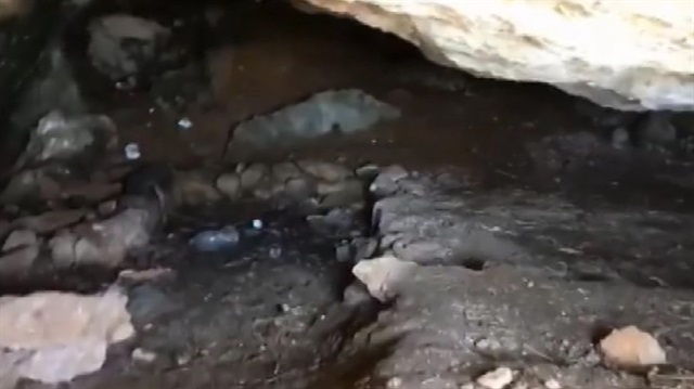 Cudi Dağındaki mağara böyle görüntülendi
